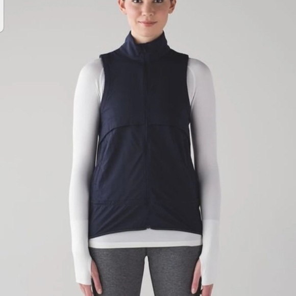 lululemon athletica Jackets & Blazers - Lululemon Kicking Asphalt Vest Navy 4